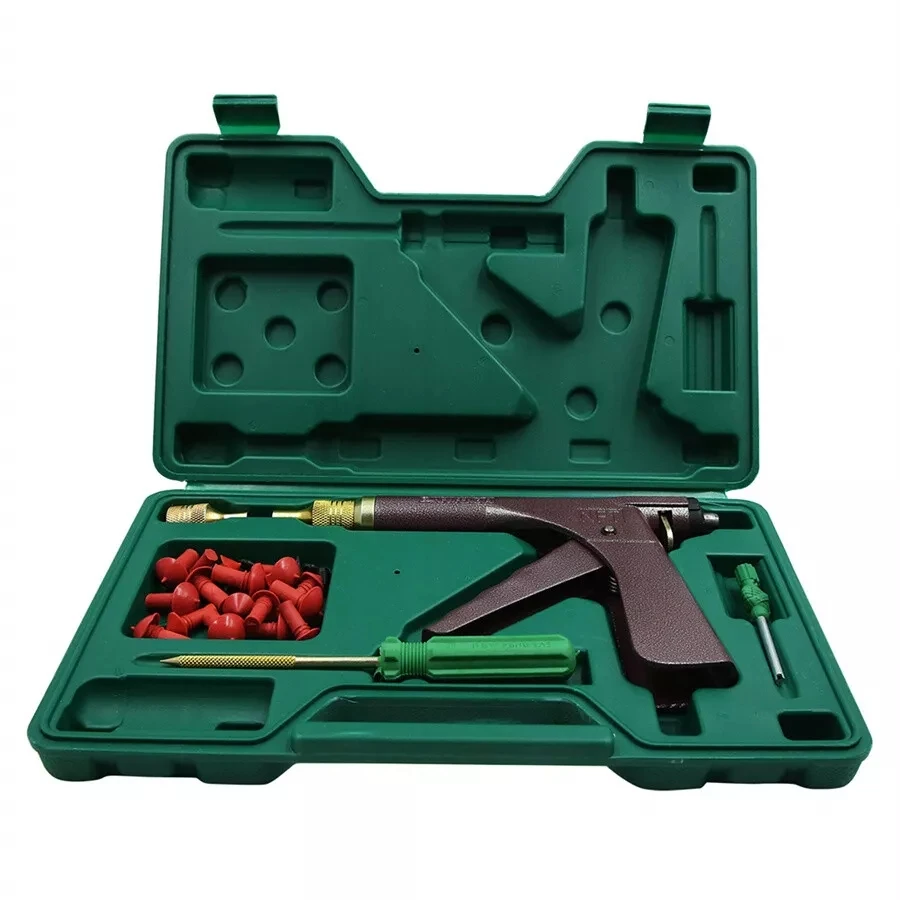 Auto Bike Tubeless Reifen Reparatur Punktion Professionelle Reparatur Kit Vakuum Reifen Reparatur Pistole Auto Reifen Block Luft Undicht Kit Werkzeuge – Detail 3