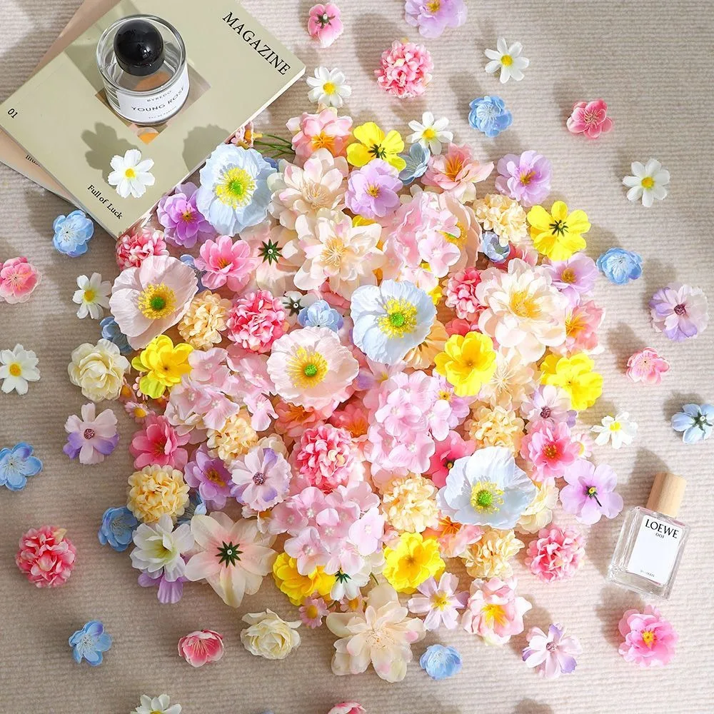 Künstliche Rosenblumen aus Seide für Hochzeitsdekoration, Heimdekoration, DIY-Bastelarbeiten, Geschenke, Girlanden und Zubehör