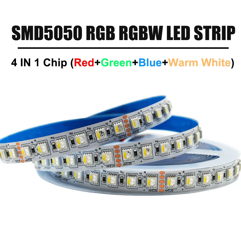 

Светодиодные ленты 12 В, 24 В, SMD5050, RGBW, RGBWW, Rgb, 4 цвета в 1