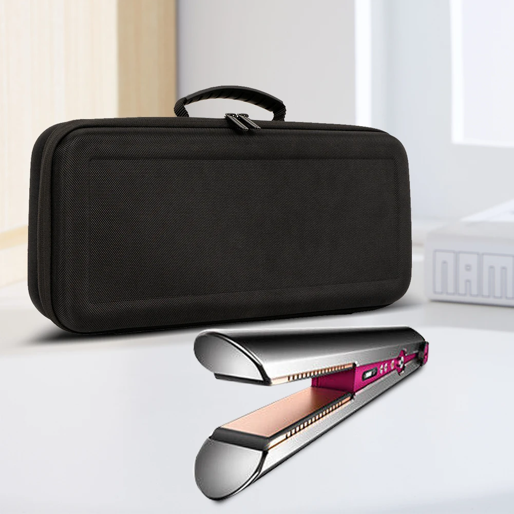 EVA Hard Carrying Case Anti-Scratch Portable Travel Storage Bag Travel Carrying Box for Dyson Airstrait HT01 Hair Straightener