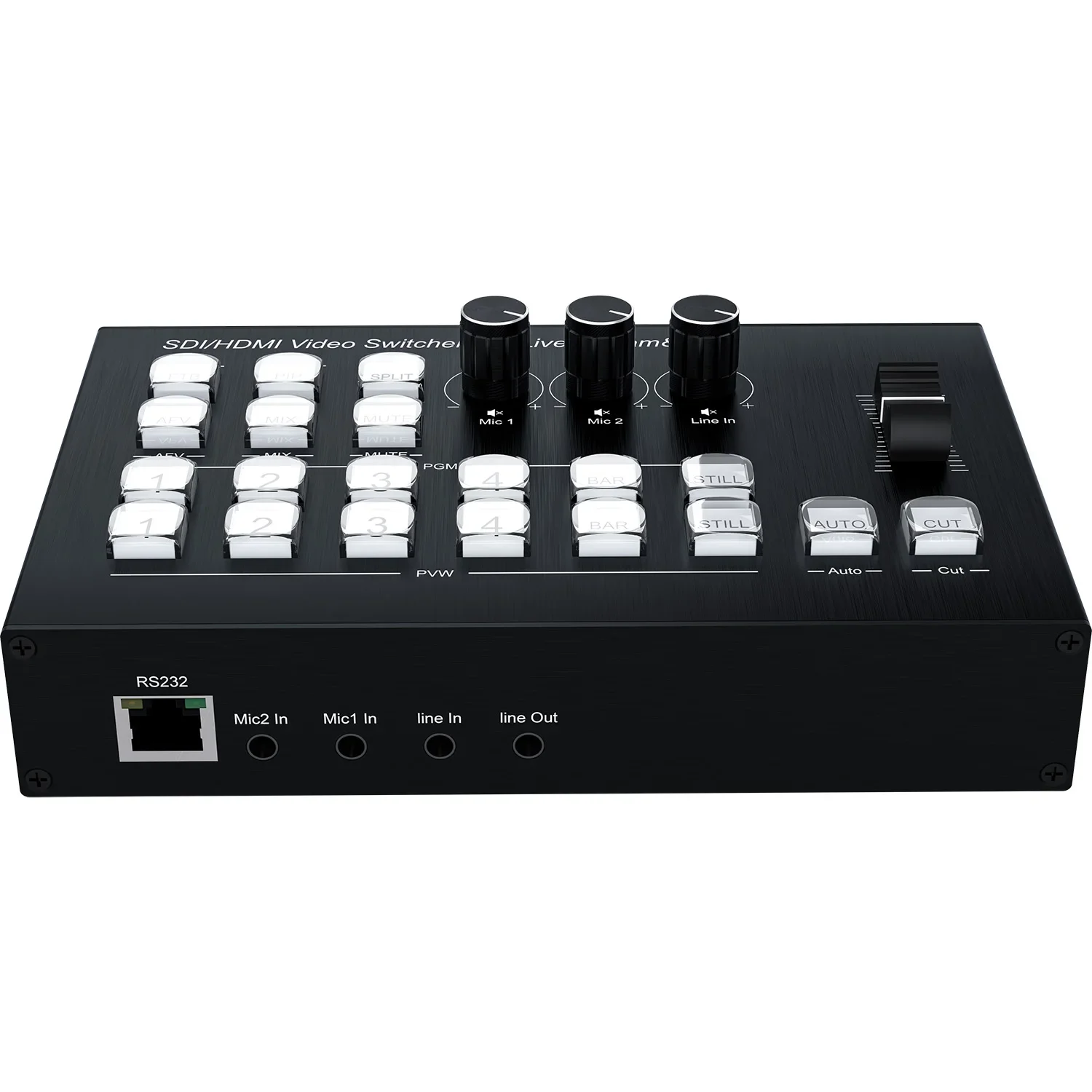 1080p60 SDI HDMI Video Switcher Multi Camera Live Streaming