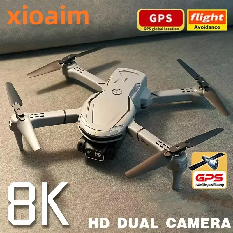 Drone Quadcopter For Xiaomi V88 Drone 8k 5g Gps Professional Hd Aerial Photography Remote Control Aircraft Hd Dual Camera Quadcopter Toy Uav