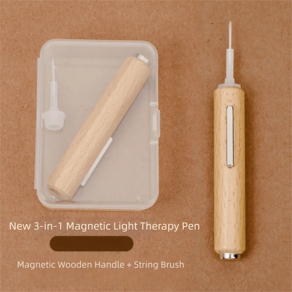 Interchangeable Brush Heads Nail Pen Tool Set 3 In 1 Multifunctional Strong Magnet Nail Art Brush Easy Manicures Manicure Tool