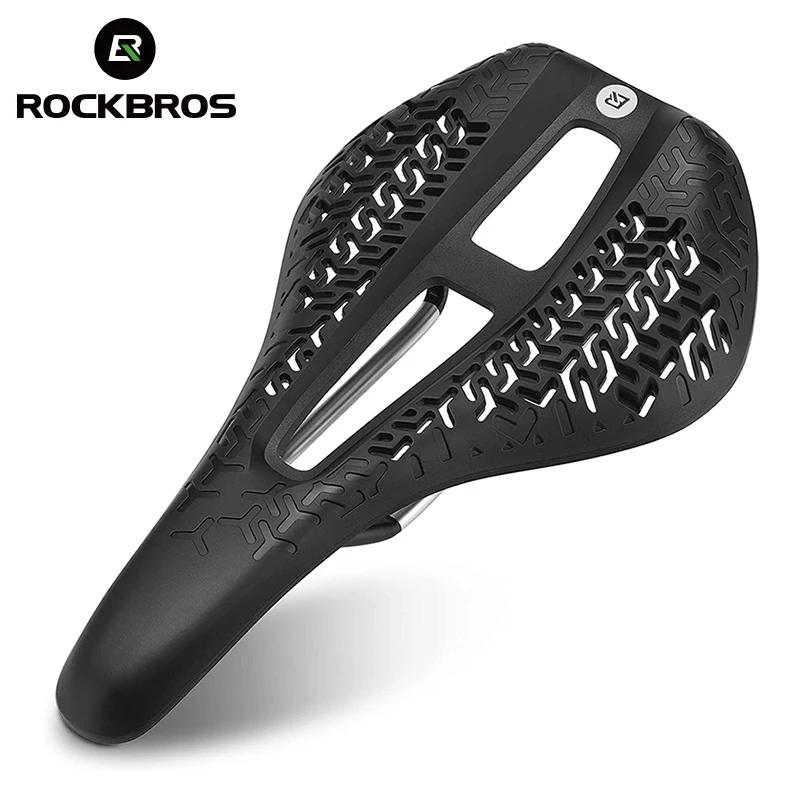 

ROCKBROS MTB Saddle Mountain Road Bike Seat Breathable Bicycle Saddle Ultralight Comfort Non-slip Unisex Cycling Cushion Parts