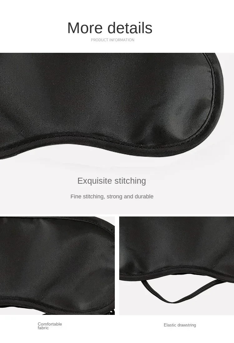 50 PCS Eye patches hotel rooms disposable Sleep mask blindfold for eyes aviation eye mask shading  Sleeping eye mask Wholesale 2