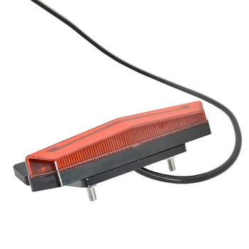 Luce posteriore freno LED per e-bike, luce di avvertimento freno ad alta luminosità, risparmio energetico, facile installazione per bici elettriche 36V 48V