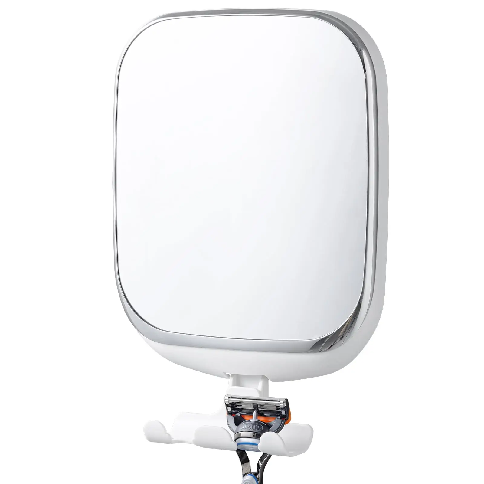 TAILI Acrylic Makeup Mirror Bath Shaving Pocket Travel Makeup Mirror Women Hand Mirror Bathroom Face Shave Shower Accessories 6