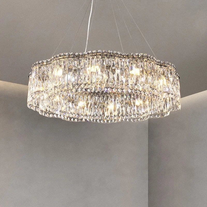 

Modern LED Flower Ring Ceiling Chandeliers Luxury Ring Living Dining Room Pendant Lamp Home Decor Hanging Light Luster Fixtures