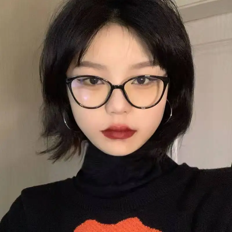 Women's Blue Light Glasses 2023 Flexible Optical Prescription Eyewear Frame Female Computer Eyeglasses Ladies UV400 - 4