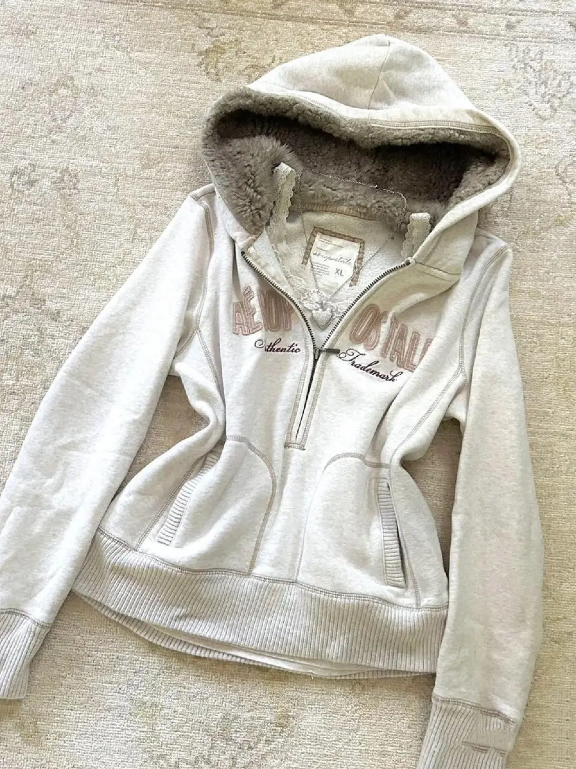 Korean Y2K Oversize Crewneck Sweatshirt