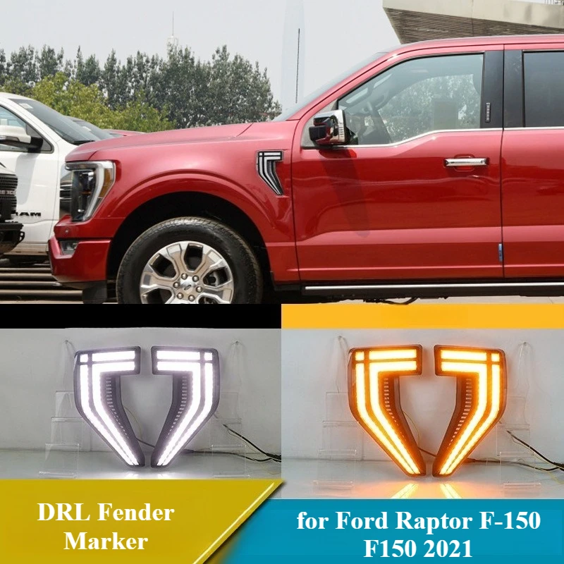 Car Turn Signal Light for Ford Raptor F-150 F150 2021 Side Wing ...