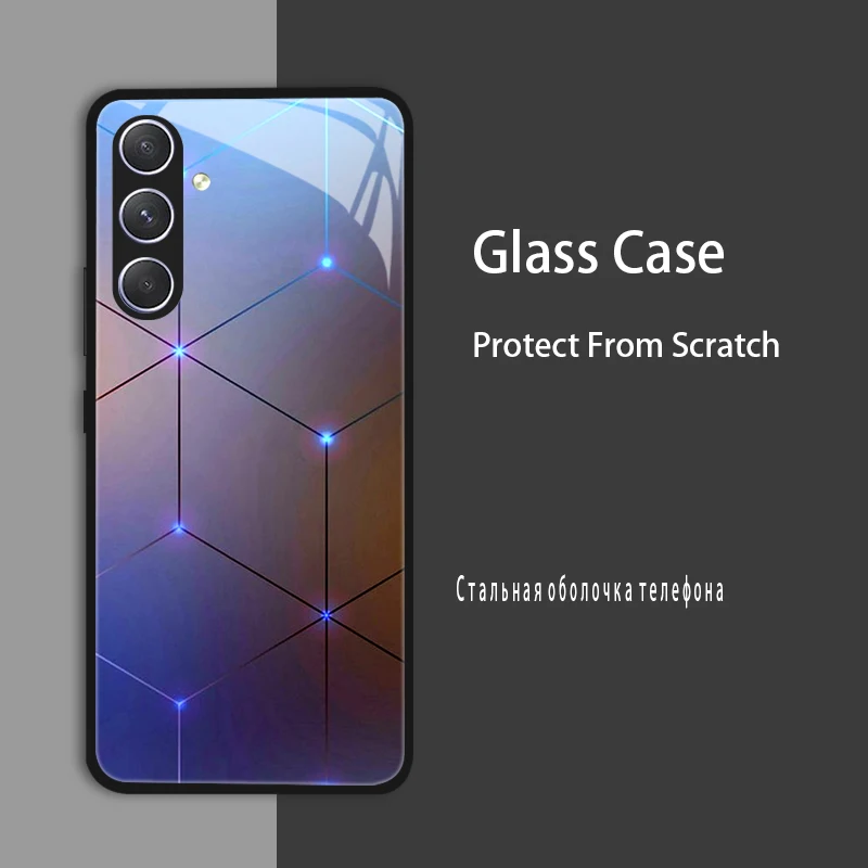 Tempered Glass Shockproof Bumper Case Cover