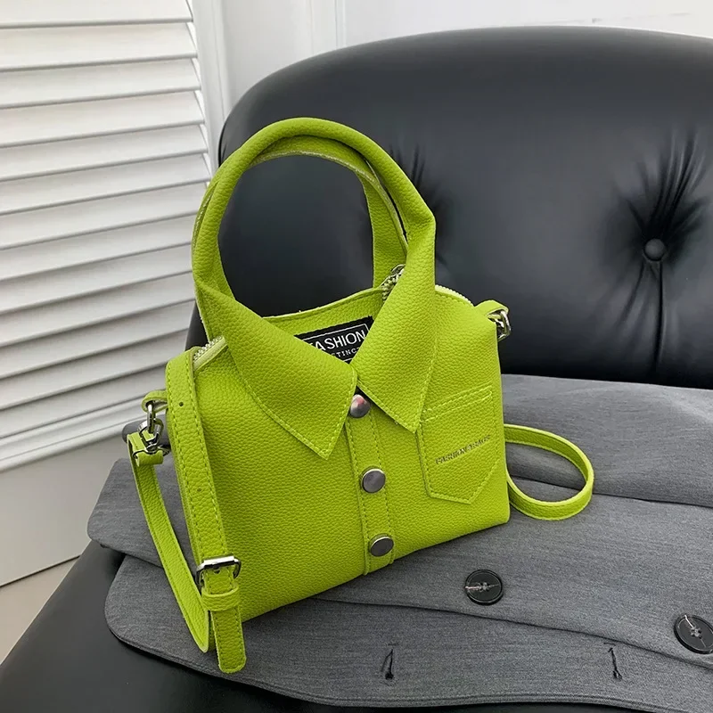 PU Square Compact Shoulder and Crossbody Bags Zipper Unique Design High Quality Hand Bags for Women 2026 Designer Style Bolso