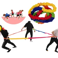 Outdoor Games Team Building Develop Sport  Entertainment Toys Children Elasticity Rope Circle Running Push for Kids Sensory Rope