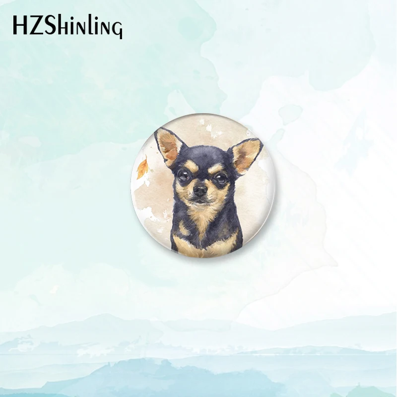 2023 New Chihuahua Badge Brooch Cute Dog Pin Backpack Decoration