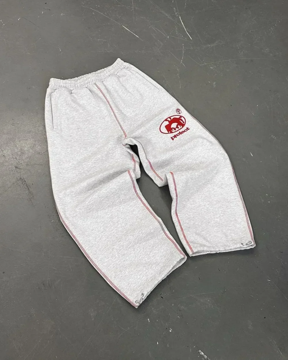 thumbnail image 1 of Pantalones casuales a rayas de moda callejera Y2K para hombres y mujeres, pantalones holgados estilo Harajuku retro de cintura alta, pantalones deportivos holgados de estilo hip hop de alta calidad., 1 of 2