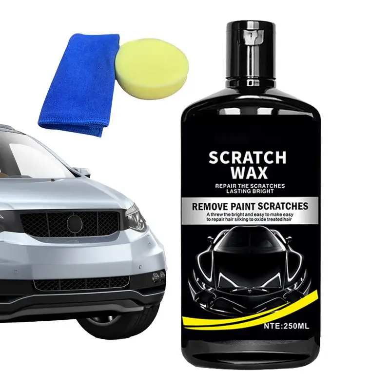 

Auto Polishing Wax 250ml Automotive Powerful Scratch Remover Portable Polishing Liquid For Automobile Care Easy To Apply Scratch