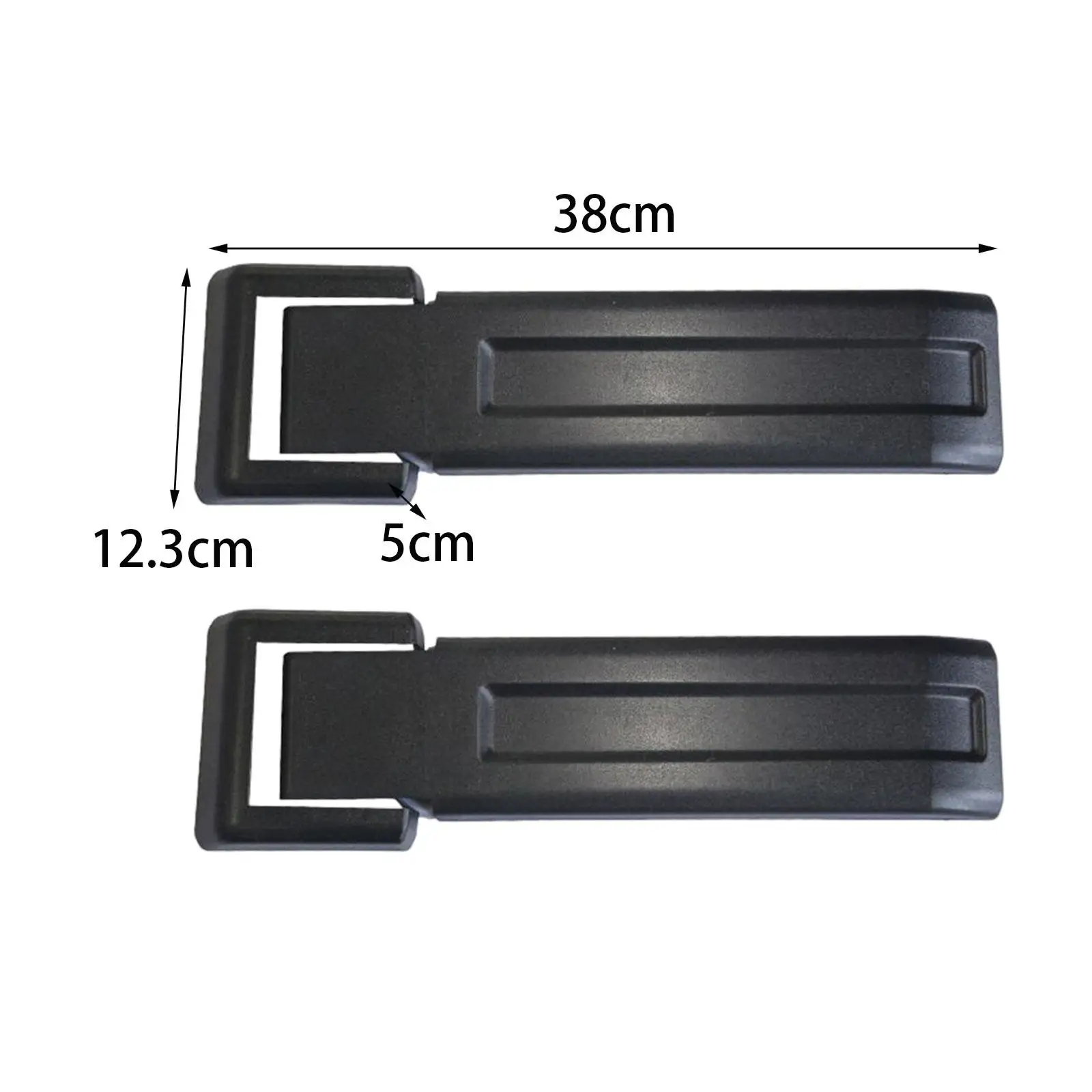 2x upper rear tailgate hinge portable accessories tailgate hinge covers trim for Jeep Wrangler JK Jku 55397091AC