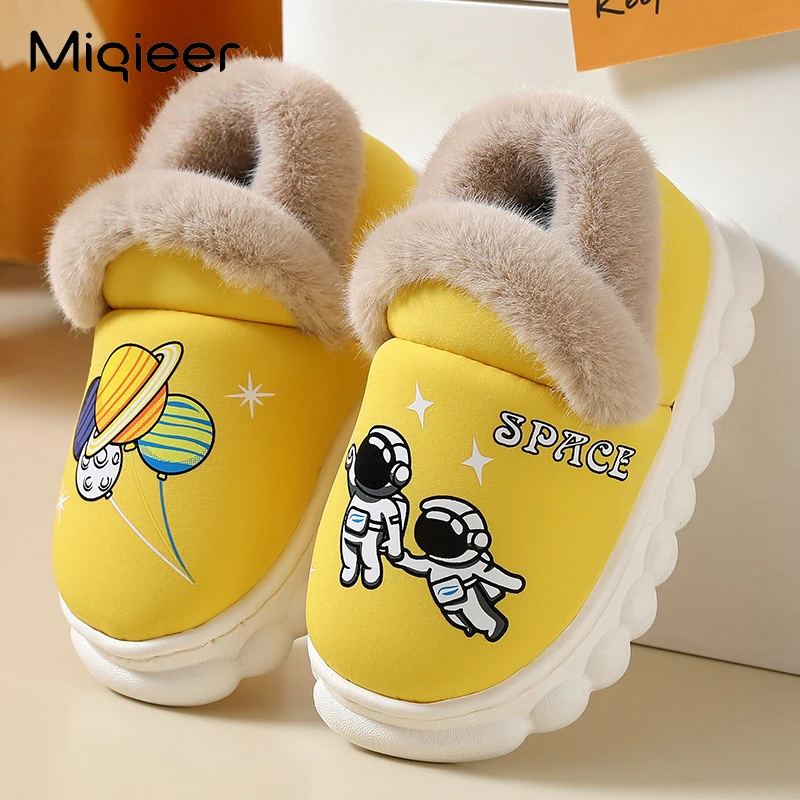 Winter Kids Shoes for Girl Kid Baby Cotton Slippers Kids Bag Heel Girls Water Proof Shoes Boys Children's Indoor Shoes for Boys