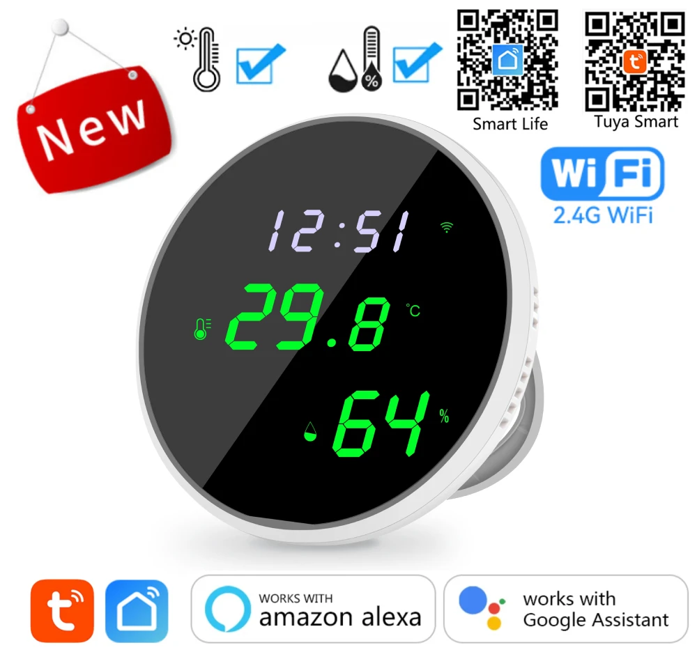 Рисунок 2 - Датчик температуры и влажности Tuya Wi-Fi Zigbee