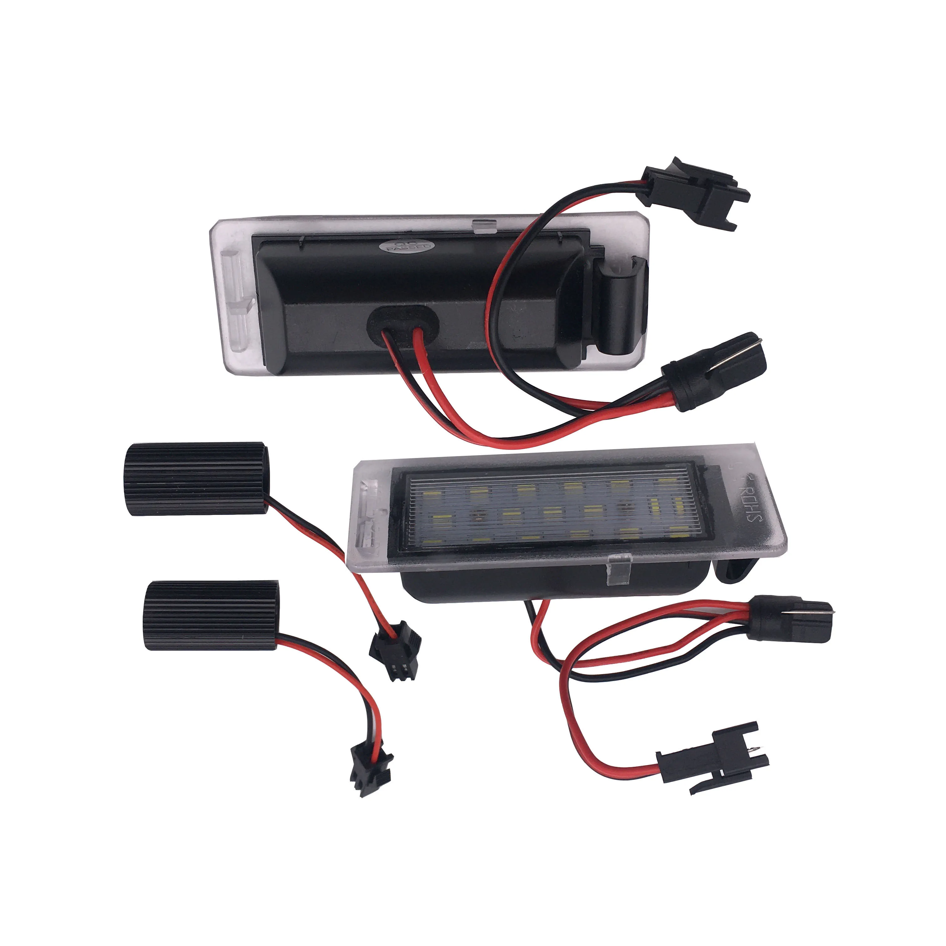 2PCS Free White License Number new Plate Light For Opel / Vauxhall