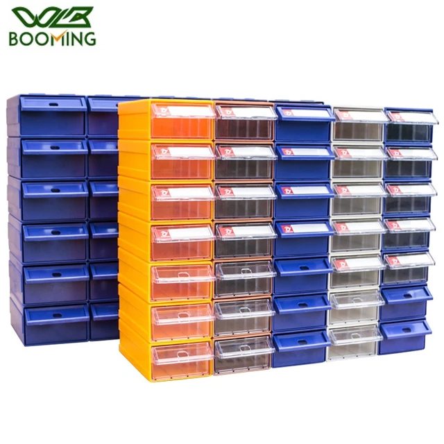 50%HOTStackable Plastic Small Parts Container Box Shelf Screw Storage Bin  Organizer - AliExpress