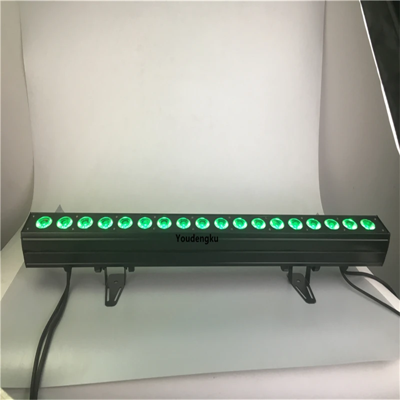 4 pieces Professional led wall wash stage light 18x18W RGBWA UV 6 in 1 dmx dj LE