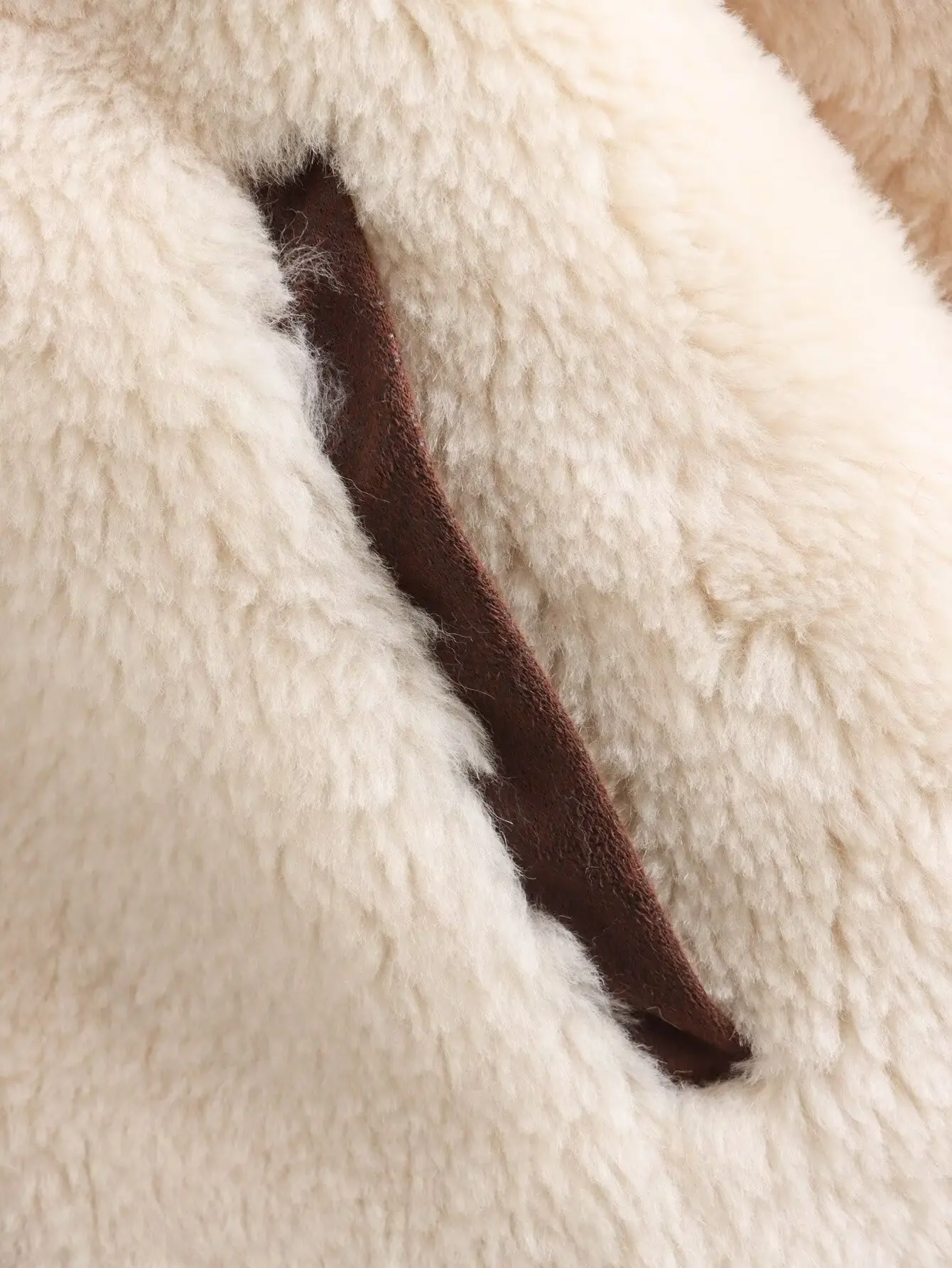 Fleece Jacket Women's Beige Coat 2024 Casual Loose Elegant Outwear With Button Outerwear Patchwork Woman Jackets Coat Pocket Top