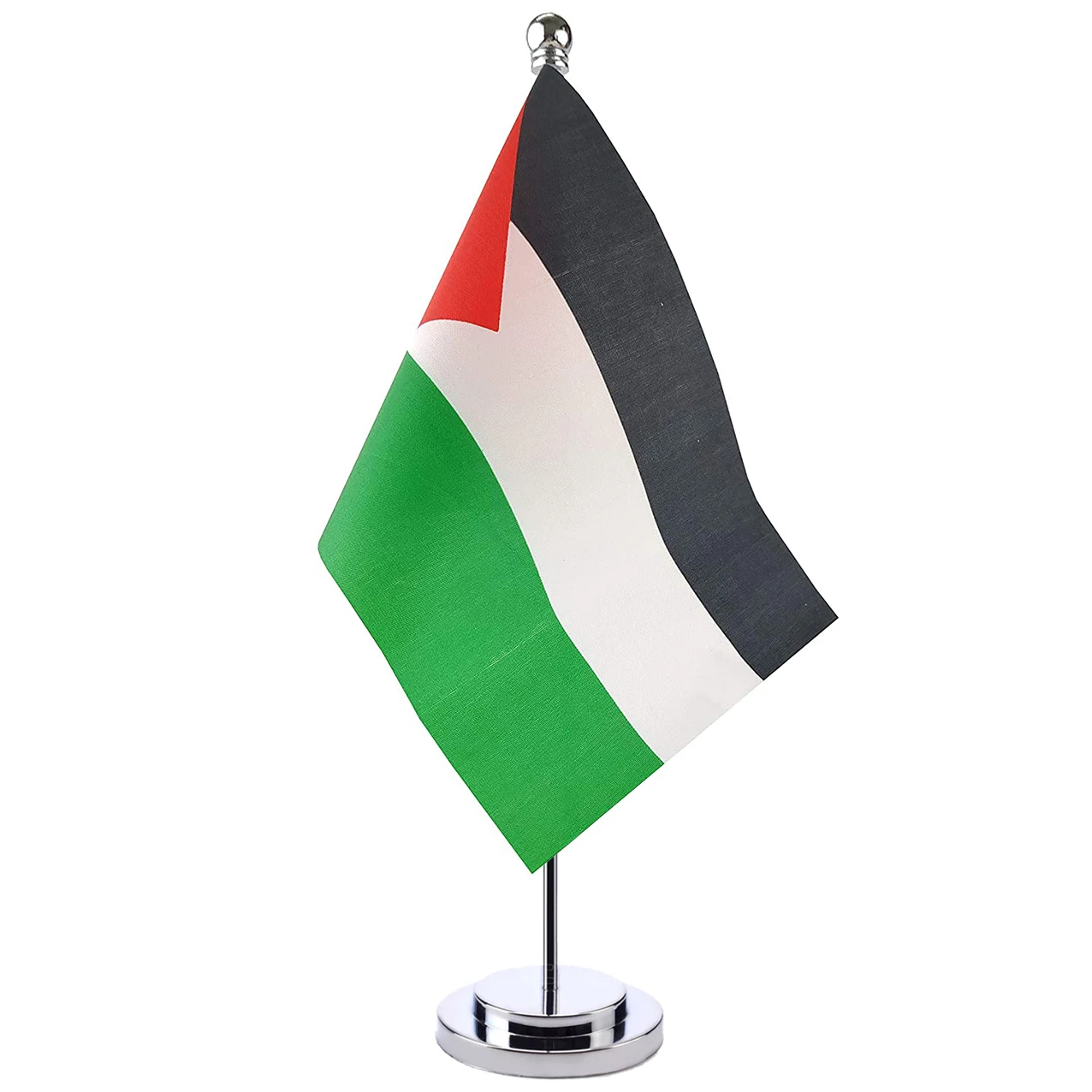 

Palestine Banner Boardroom Table Stand Pole The Palestinian Cabinet Flag Set Meeting Room Decoration