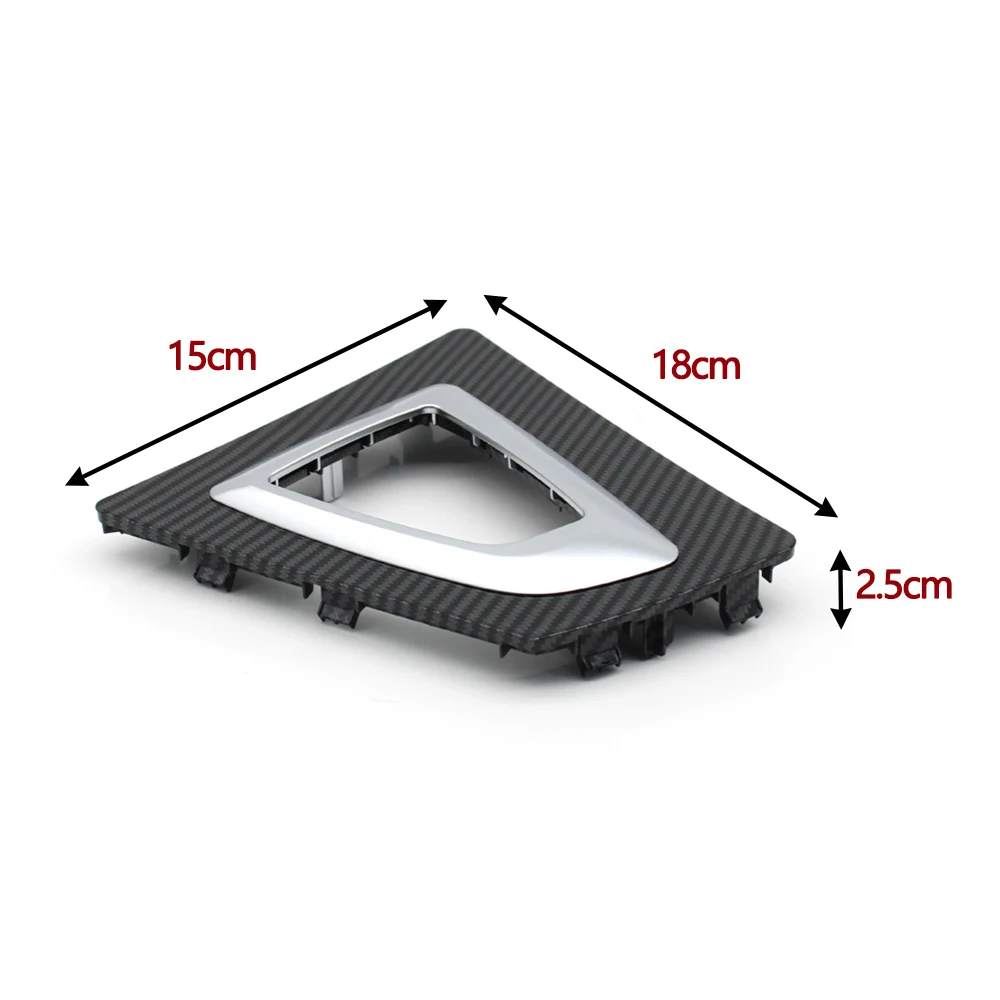 Bandes De Garniture Latérale Console Centrale Pour BMW X5 F15 2014-2018 - En ABS Noir Brillant, Protection Contre Rayures, Pose Adhésive