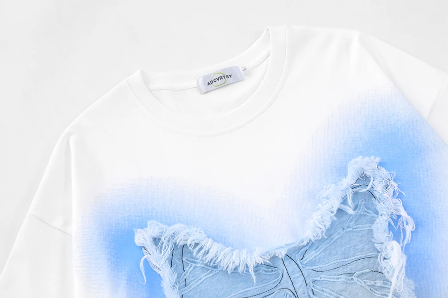 ◆Aelfric Eden◆リベット パッチワーク Tシャツ 送料込 Aelfric Eden】リキッド メタル デザイン Tシャツ (Aelfric Eden