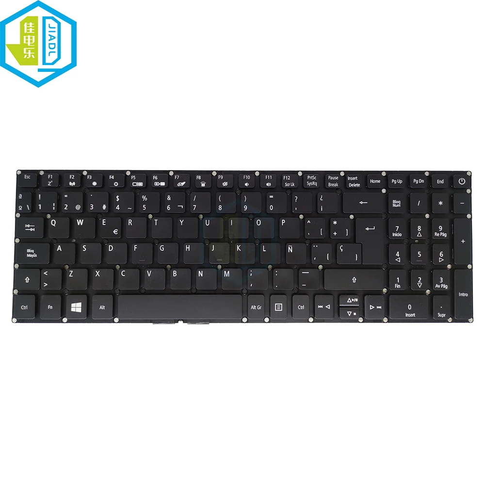 Computador Portátil Backlit Teclado Espanhol para Acer Aspire A51551 A517-51 A71572 A715-71 A715-72g A717-72 Lv5p-a80bwl Espanha Caber Latim - Imagem 4