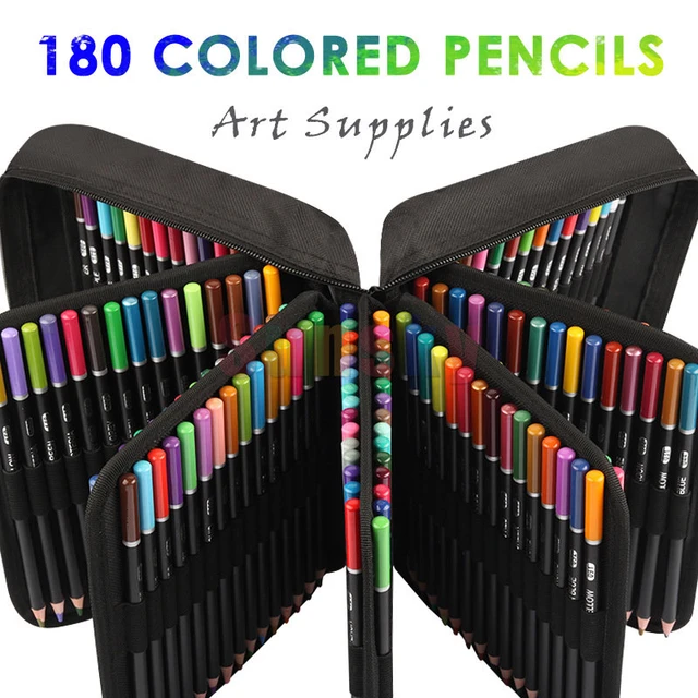 KALOUR 180 Colored Pencils Set, Art Supplies For Adult Coloring