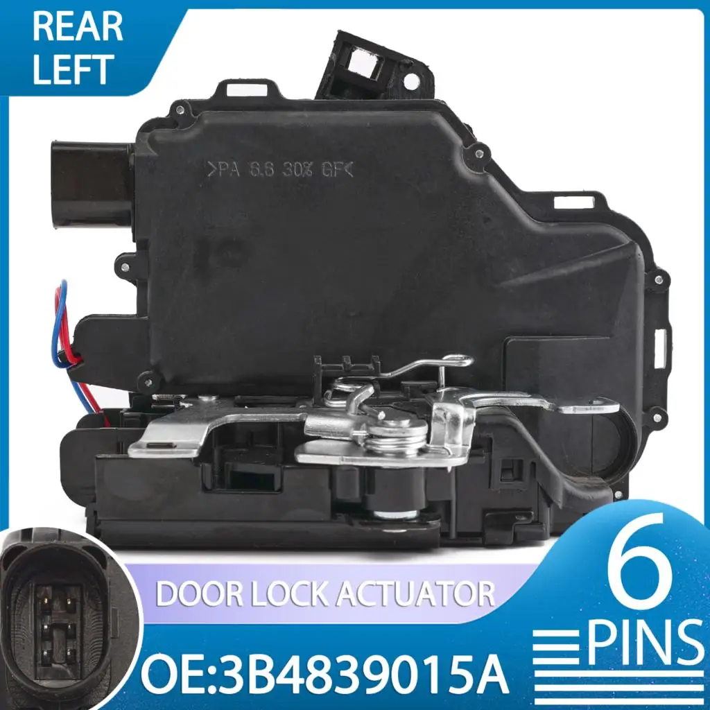 

Привод дверного замка 3B4839015 для VW Passat 3B2 3B3 3B5 3B6 Bora Jetta Golf MK4 Polo 9N, сиденье транспортера Octavia