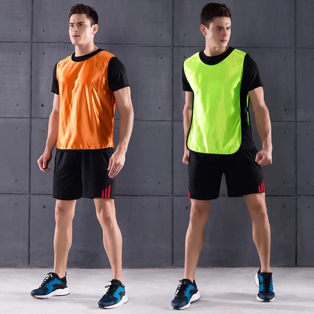 Adult/Kid Team Sports Football Vest Training Soccer Basketball Game Tournament Competition Group Shirt Jersey 3