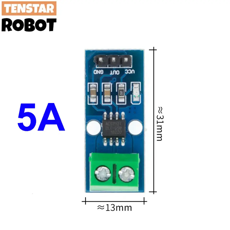 ACS712 5A 20A 30A Range Hall Current Sensor Module ACS712-30A ACS712-20A image 8