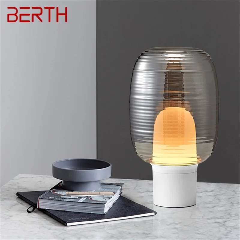 

BERTH Nordic Table Lamp Modern Creative LED Desk Light Decorative for Home Bedside Bedroom