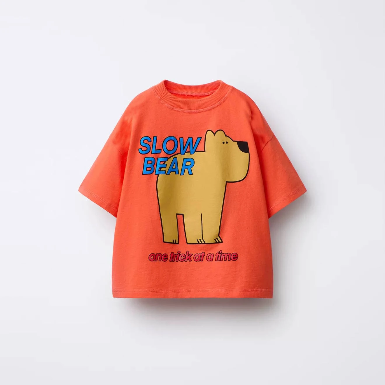 1-7Years Old Boys Girls Fashion T-shirt Summer Clothes Short-sleeved Tops Toddler Cartoon Printed Tees Loose Casual Sports Tees 4