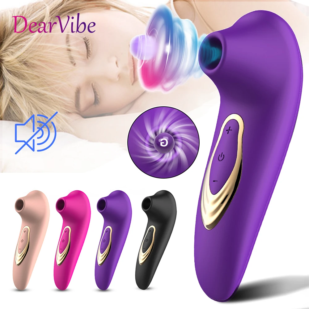 Powerful Clit Sucker Vagina Sucking Vibrator Female Clit Nipple Oral Vacuum Stimulator Massager Sex Toys Adults Goods Women