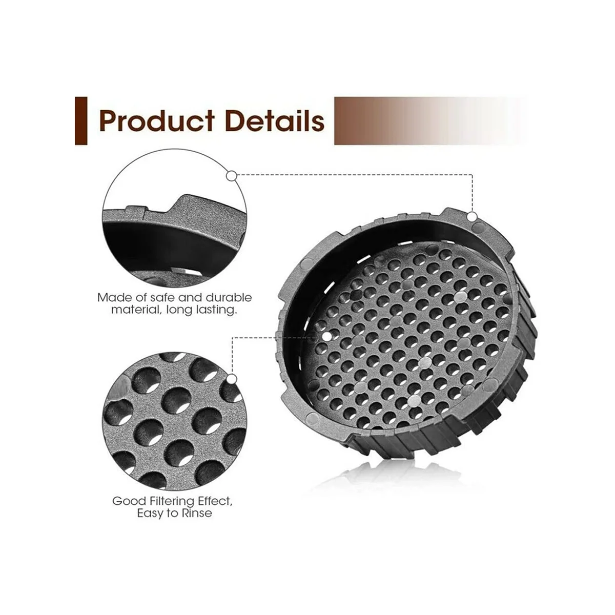 

Replacement Filter Cap Compatible for AeroPress Coffee and Espresso Maker 1Pcs