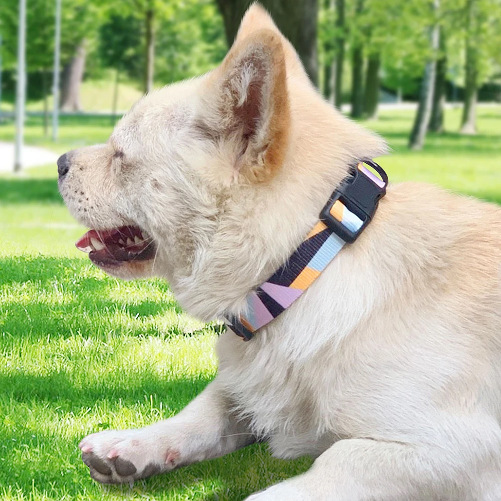 Nylon Floral Printed Dog Collar 12 Styles Bohemian Small Puppy Cat Collars Adjustable Chihuahua Pet Supplies Accessories dog collar,pet collar