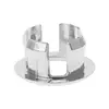 Bathroom Basin Sink Overflow Ring Six-foot Round Insert Chrome Hole Cover Cap 5