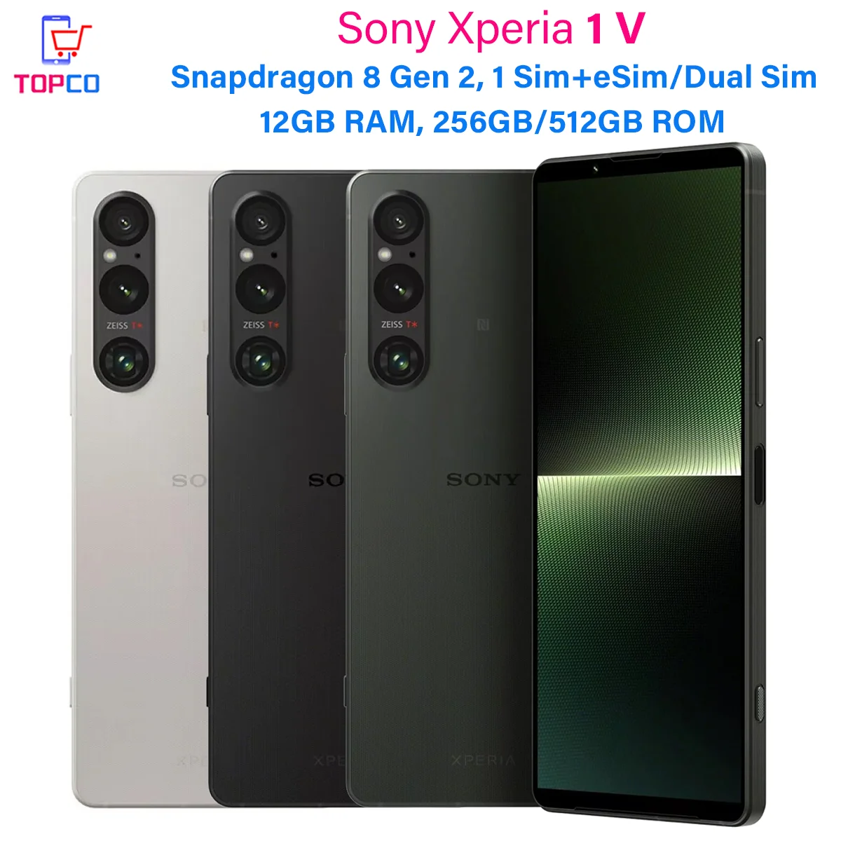 Sony Xperia 1 V 5G DQ54 DQ72 256GB/512GB ROM 12GB RAM 6.5