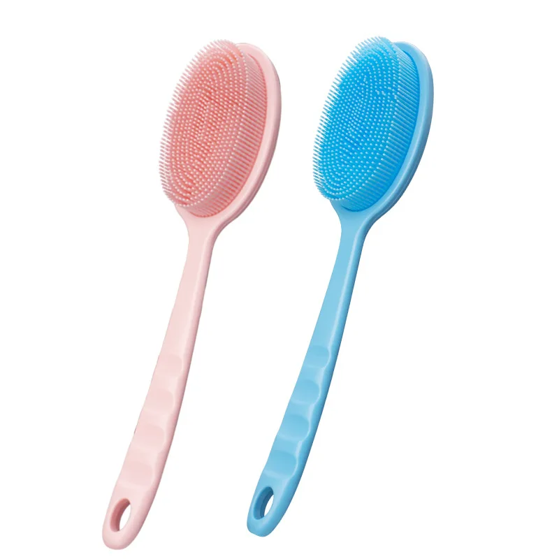 Spazzola da bagno in Silicone massaggio pulito spazzola da bagno per tutto il corpo spazzola da bagno per Shampoo in Silicone per bambini - immagine 5