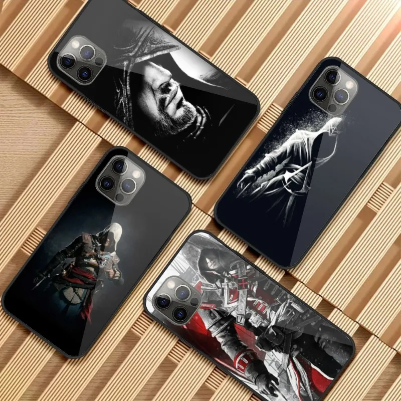 A-Assassins Creed Smart Phone Case Per Iphone 14 13 12 11 Xs X 8 7 6 Plus Mini Pro Max Se 2022 Pc Cover Per Telefono In Vetro Funda