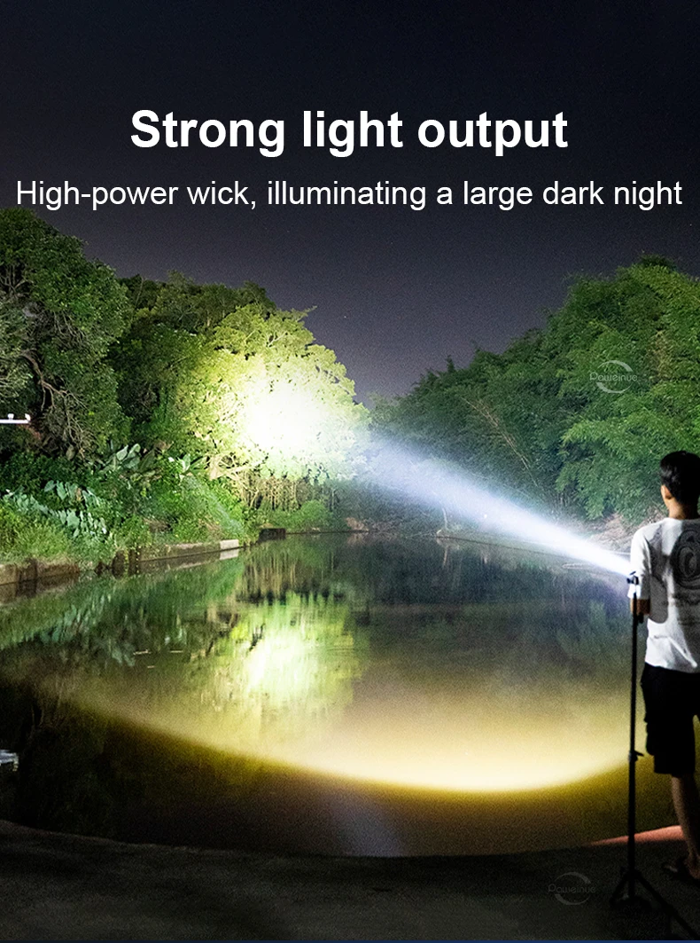 Description Picture 5 of itemNEW 3*XHP120 Underwater Lantern IPX8 Diving flashlight 3*26650 Professional Scuba Diving Torch High Power Diving Waterproof Lamp