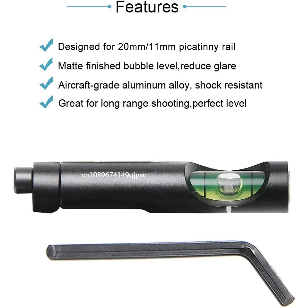 Hunting Spirit Bubble Level Optical Scope Mounts for 11mm/20mm Picatinny Rail Rifle Scope Leveling Tool Kit Hunting Accessories scope bubble level