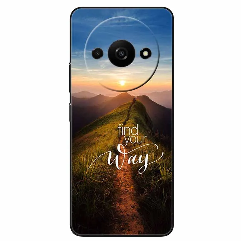 Animal Design Black Silicone Protective Case - Cool Wolf Edition