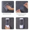 500ML Soap Dispenser Bathroom Wall Mount Shower Shampoo Lotion Container Holder System Non Perforated Hotel Toliet 2