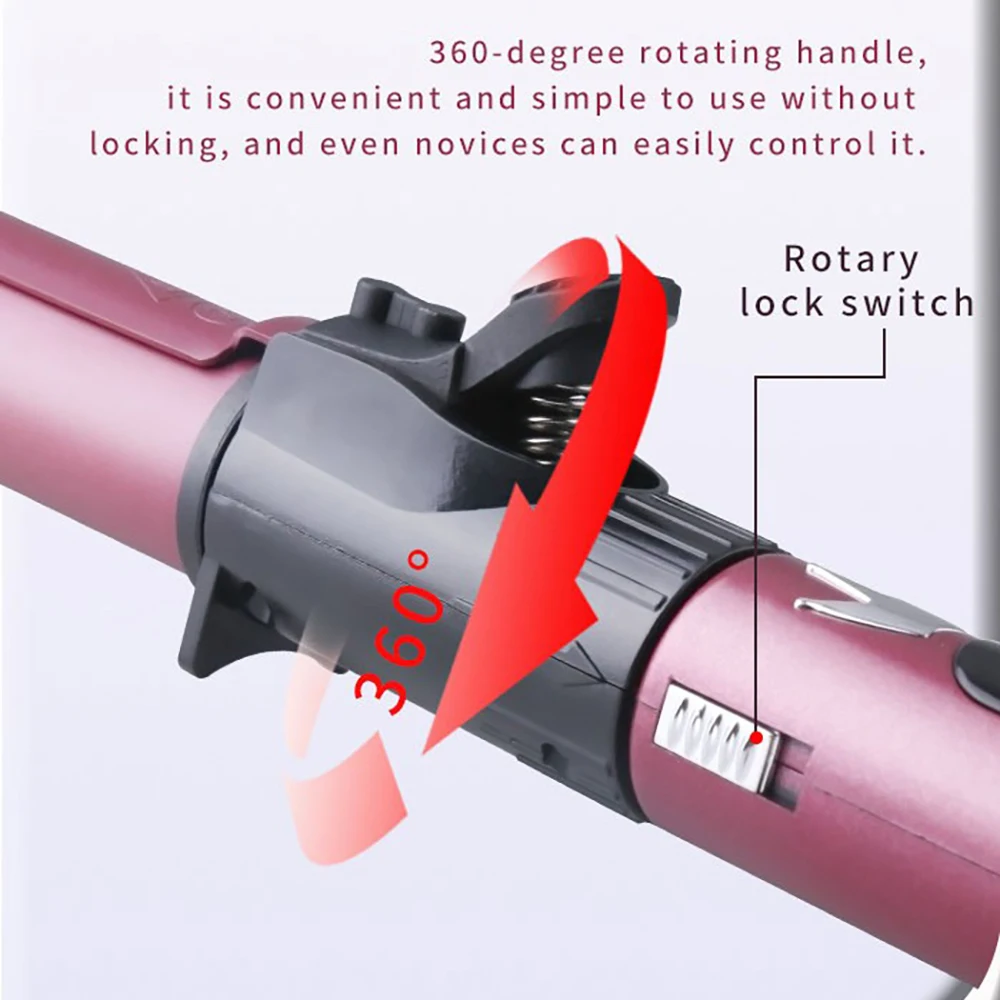 Kemei Professional Hair Curler Hair Curling Iron Wand Ceramic Tourmaline long Barrel Dual Voltage 100-240V Waving Style Too